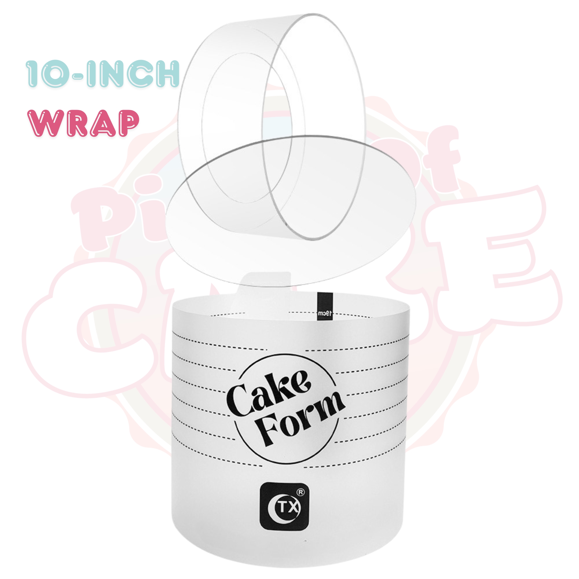 Enero Piece of Cake Kit – Adjustable Cake Ring & Decorating Set | Complete Baking & Frosting Kit (6", 8" or 10”)