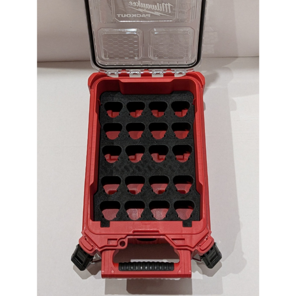 Enero Milwaukee Packout M12 Battery Insert | TPU Organizer for M12 CP or Hybrid CP/XC Configurations