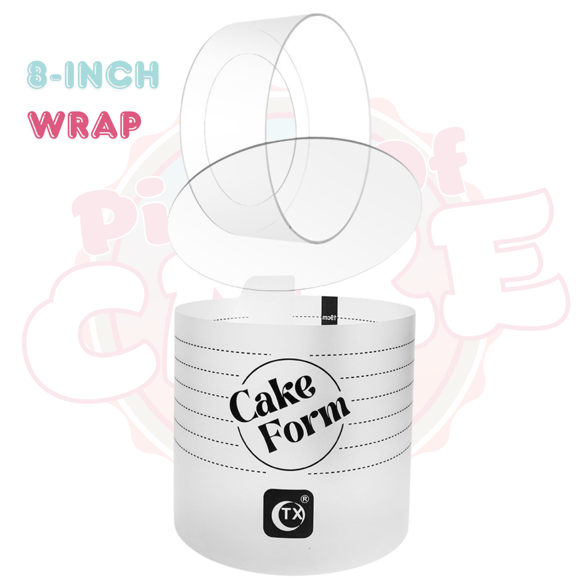 Enero Piece of Cake Kit – Adjustable Cake Ring & Decorating Set | Complete Baking & Frosting Kit (6", 8" or 10”)
