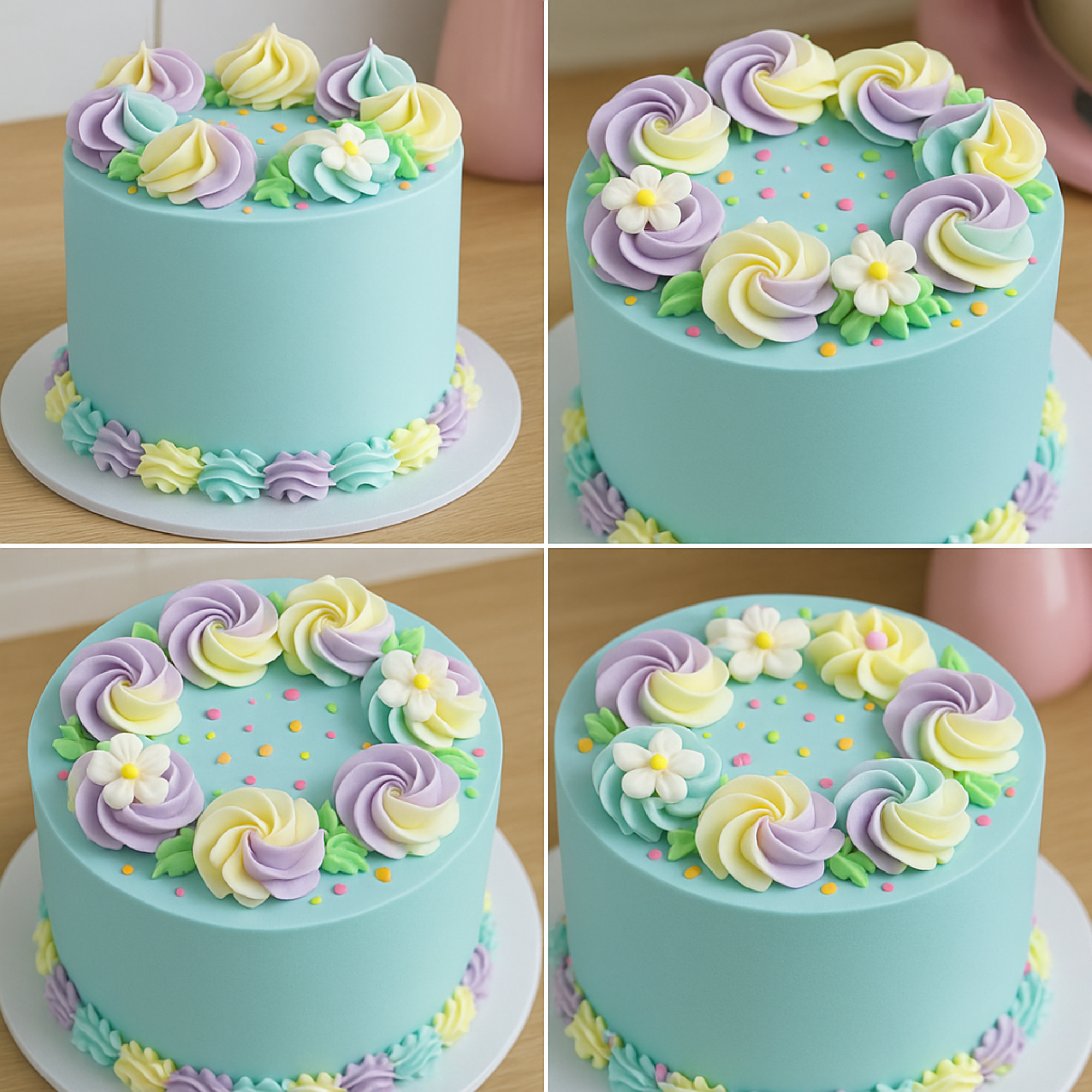 Enero Piece of Cake Kit – Adjustable Cake Ring & Decorating Set | Complete Baking & Frosting Kit (6", 8" or 10”)