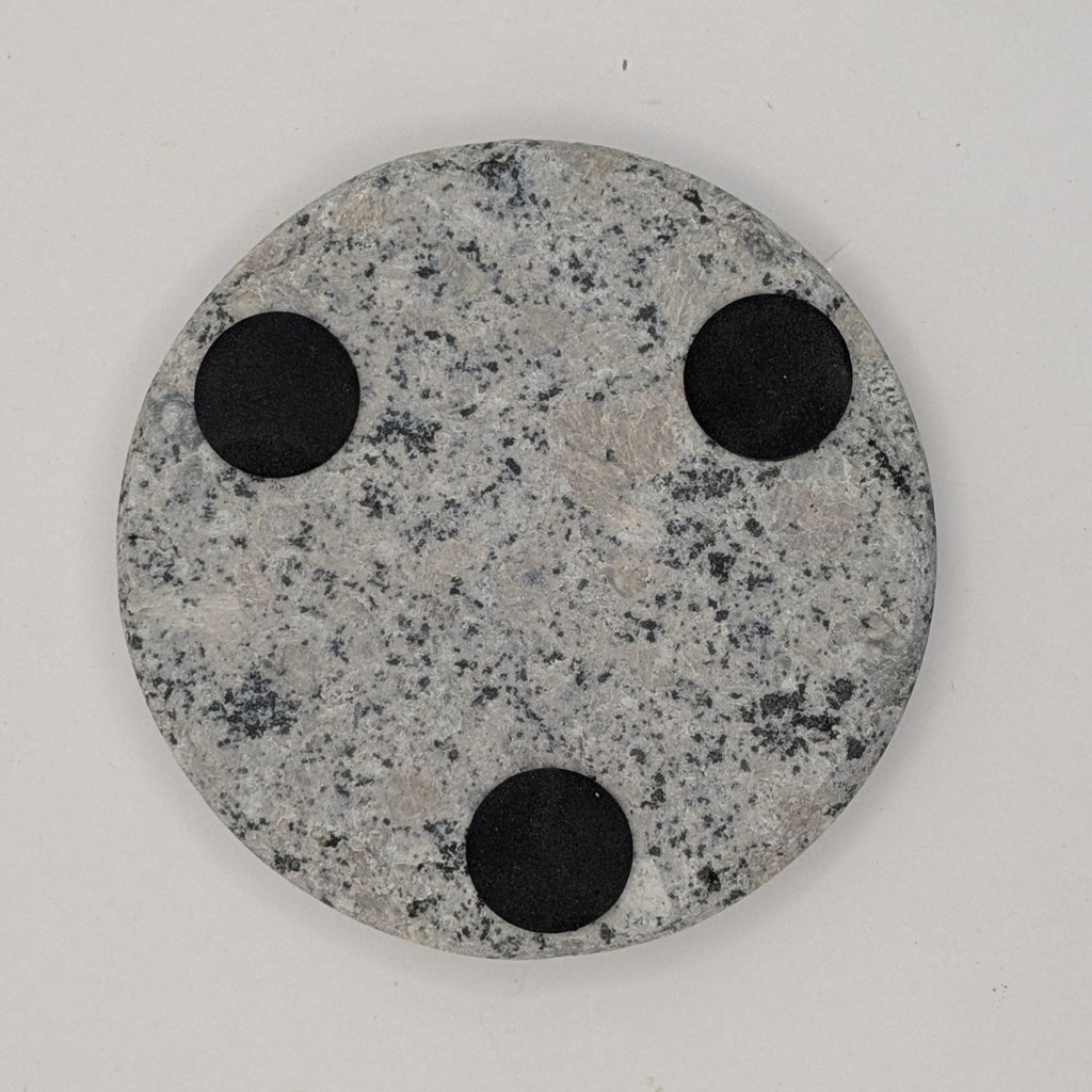 4” Epoxy River Coaster Set (4-Pack) – Enero Designs UV Printed Round Stone Coasters