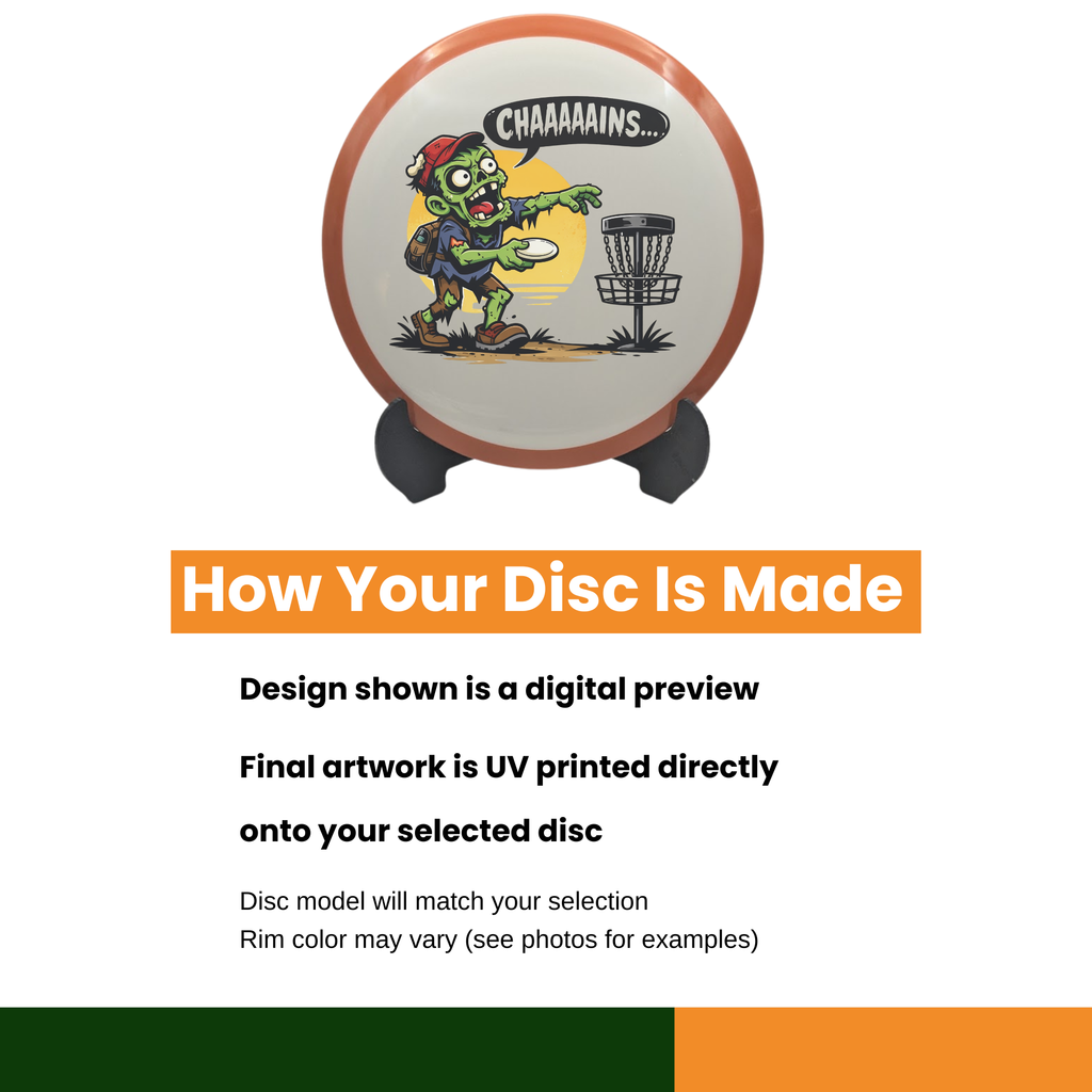 Custom Disc Golf Disc – UV Printed | Choose Your Design & Mold