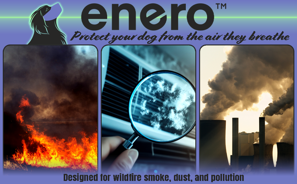 Enero AirGuard Reflective Dog Mask