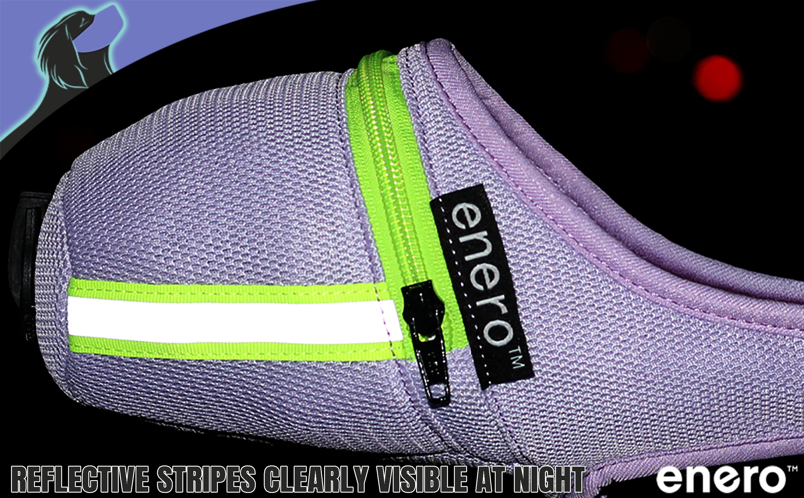 Enero AirGuard Reflective Dog Mask