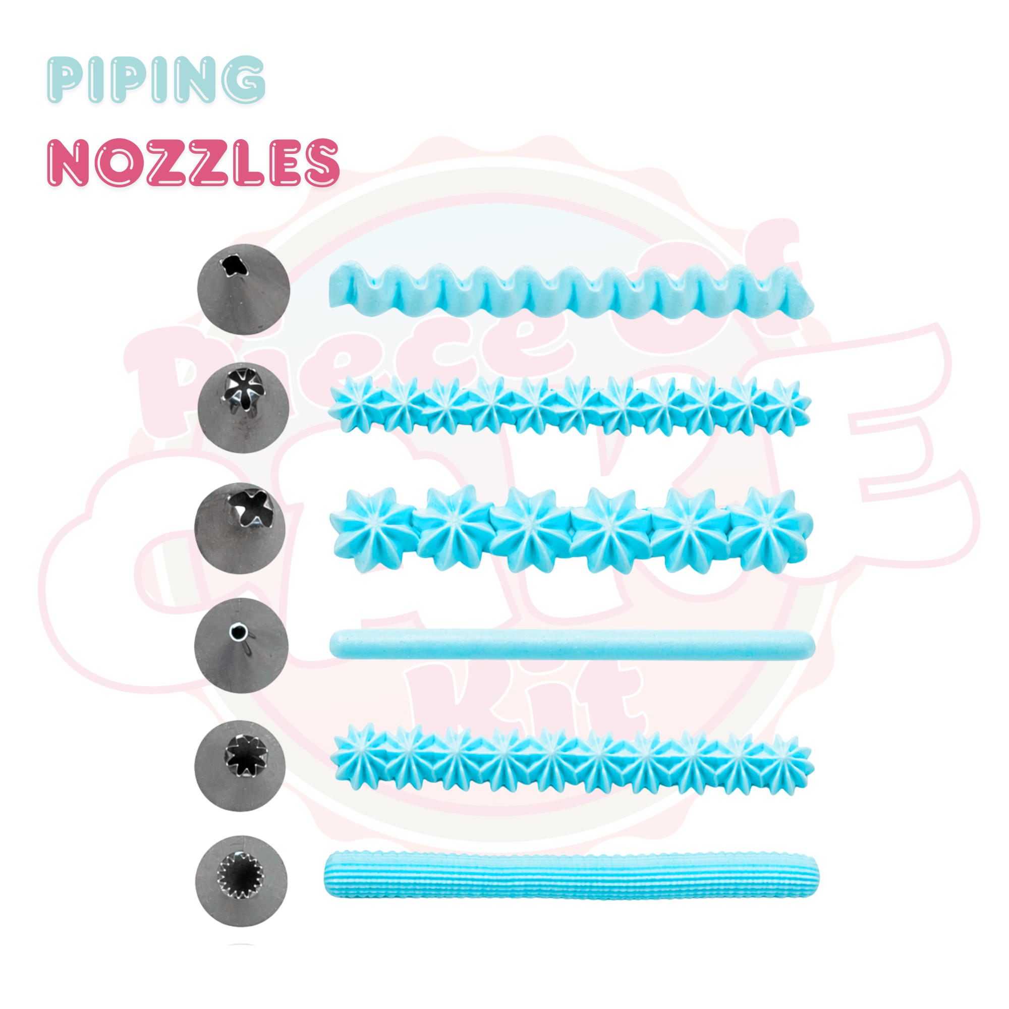 Enero Piece of Cake Kit – Adjustable Cake Ring & Decorating Set | Complete Baking & Frosting Kit (6", 8" or 10”)
