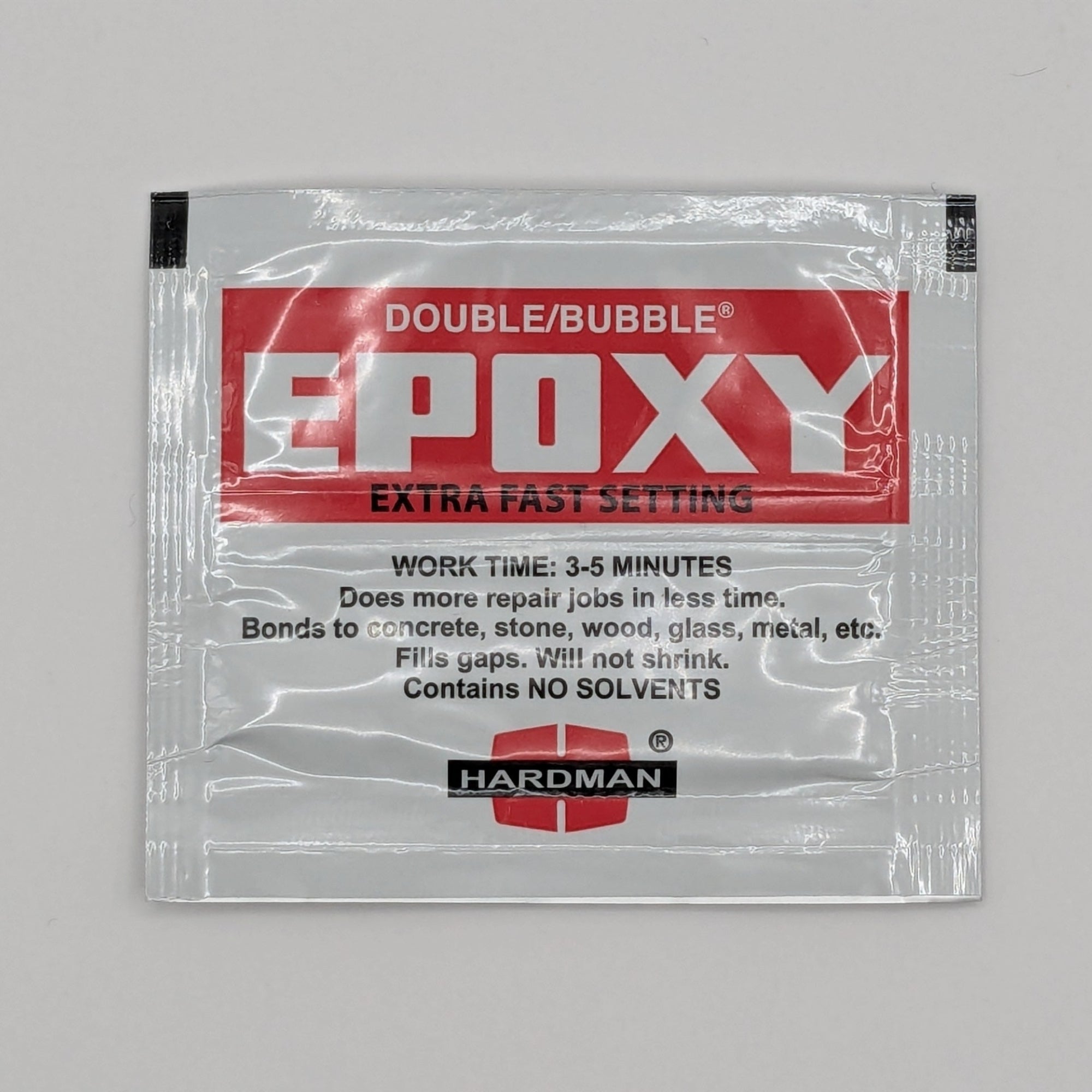 Hardman Double Bubble Red Epoxy – Extra Fast 3-Minute Epoxy Packs (3.5g Each) – 5 Pack or 10 Pack – Exp 02/2027 w/ CoC