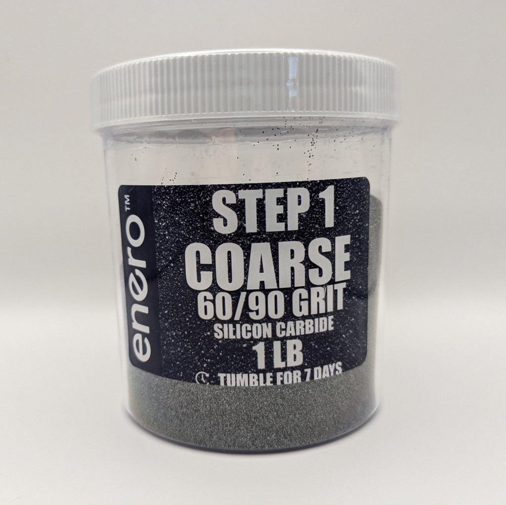 Rock Tumbling Grit Kit – 4 Step Silicon Carbide & Polish Set with Ceramic Media