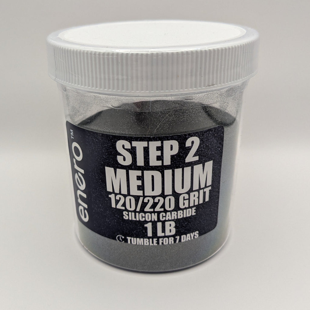 Rock Tumbling Grit Kit – 4 Step Silicon Carbide & Polish Set with Ceramic Media