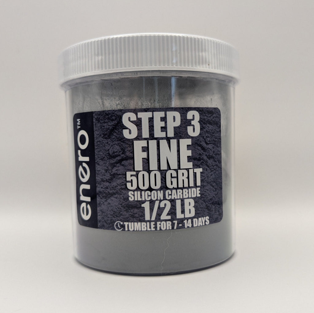 Rock Tumbling Grit Kit – 4 Step Silicon Carbide & Polish Set with Ceramic Media